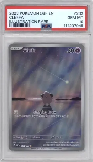 2023 POKEMON OBF EN CLEFFA ILLUSTRATION RARE