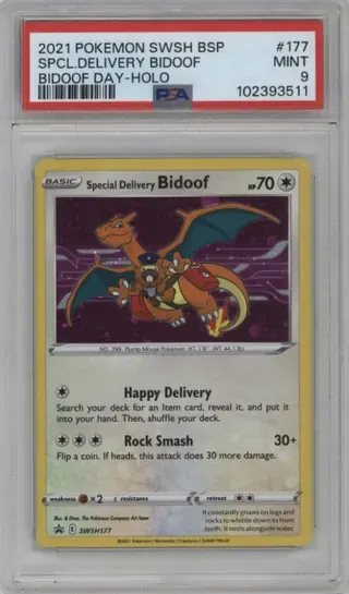 2021 POKEMON SWSH BSP SPCL. DELIVERY BIDOOF BIDOOF DAY-HOLO