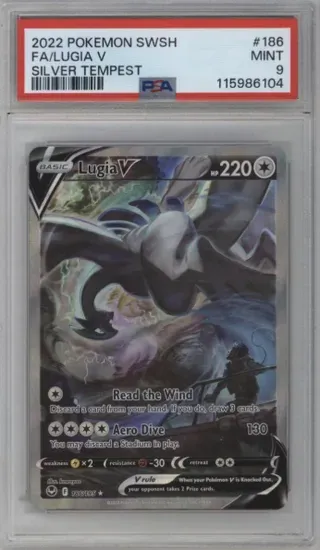 2022 POKEMON SWSH FA LUGIA V SILVER TEMPEST