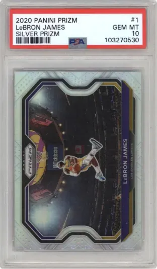 2020 PANINI PRIZM LeBRON JAMES SILVER PRIZM