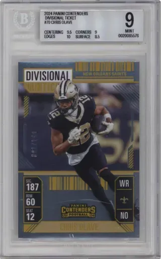 2024 PANINI CONTENDERS DIVISIONAL TICKET #70 CHRIS OLAVE