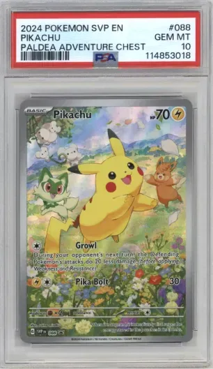 2024 POKEMON SVP EN PIKACHU PALDEA ADVENTURE CHEST