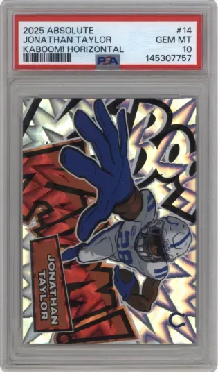 2025 ABSOLUTE JONATHAN TAYLOR KABOOM HORIZONTAL