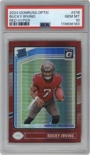 2024 DONRUSS OPTIC BUCKY IRVING RED HYPER