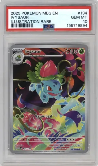 2025 POKEMON MEG EN IVYSAUR ILLUSTRATION RARE