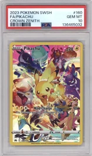 2023 POKEMON SWSH FA PIKACHU CROWN ZENITH