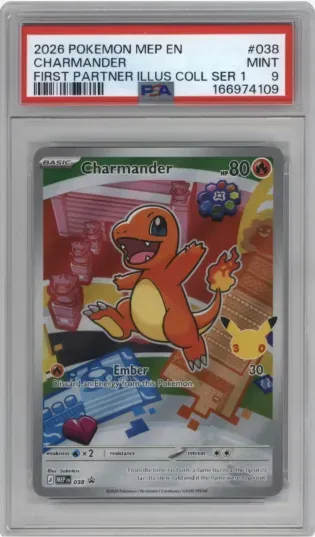 2026 POKEMON MEP EN CHARMANDER FIRST PARTNER ILLUS COLL SER 1