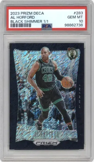 2023 PRIZM DECA AL HORFORD BLACK SHIMMER