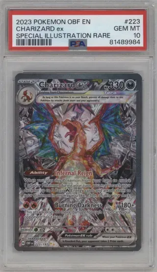 2023 POKEMON OBF EN CHARIZARD ex SPECIAL ILLUSTRATION RARE