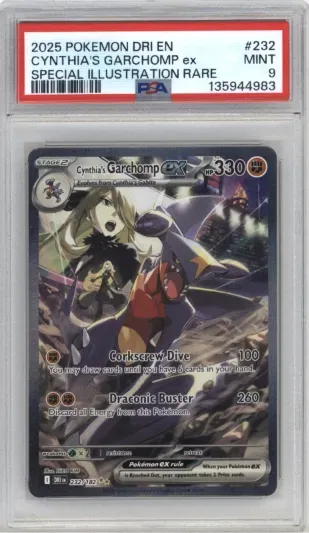 2025 POKEMON DRI EN CYNTHIA'S GARCHOMP ex SPECIAL ILLUSTRATION RARE