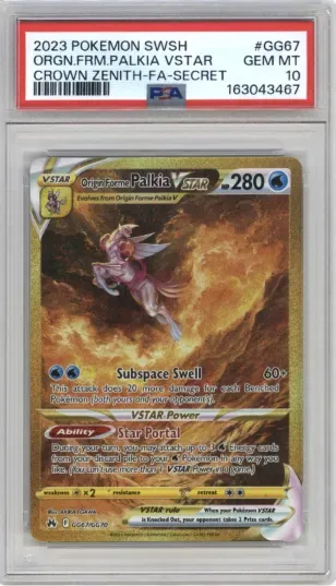 2023 POKEMON SWSH ORGN.FRM.PALKIA VSTAR CROWN ZENITH-FA-SECRET