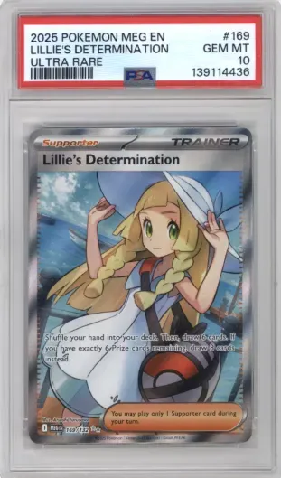 2025 POKEMON MEG EN LILLIE'S DETERMINATION ULTRA RARE