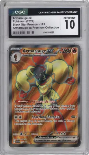 Armarouge ex Pokemon (2024) Black Star Promos Armarouge ex Premium Collection