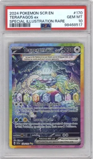 2024 POKEMIN SCR EN TERAPAGOS ex SPECIAL ILLUSTRATION RARE