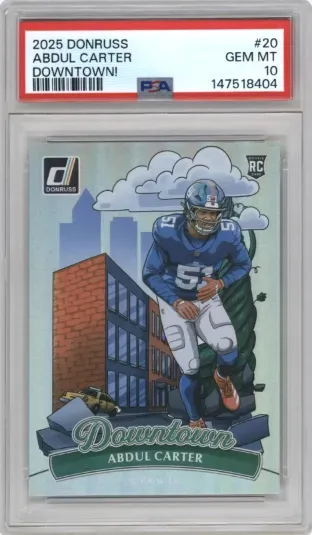 2025 DONRUSS ABDUL CARTER DOWNTOWN
