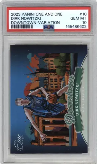 2023 PANINI ONE AND ONE DIRK NOWITZKI DOWNTOWN-VARIATION