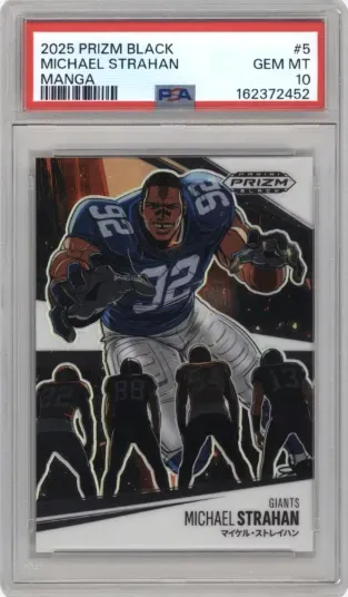 2025 PRIZM BLACK MICHAEL STRAHAN MANGA