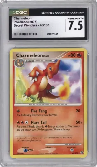 Charmeleon Pokemon (2007) Secret Wonders
