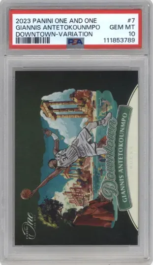 2023 PANINI ONE AND ONE GIANNIS ANTETOKOUNMPO DOWNTOWN-VARIATION