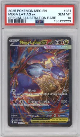 2025 POKEMON MEG EN MEGA LATIAS ex SPECIAL ILLUSTRATION RARE