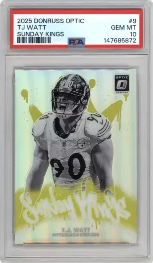2025 DONRUSS OPTIC TJ WATT SUNDAY KINGS