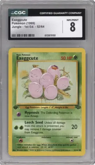 Exeggcute Pokemon (1999) Jungle - 1st Ed.