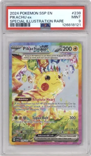 2024 POKEMON SSP EN PIKACHU ex SPECIAL ILLUSTRATION RARE