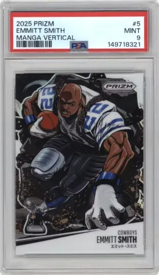 2025 PRIZM EMMITT SMITH MANGA VERTICAL
