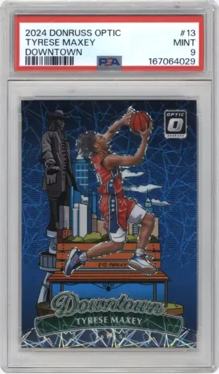 2024 DONRUSS OPTIC TYRESE MAXEY DOWNTOWN