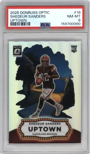 2025 DONRUSS OPTIC SHEDEUR SANDERS UPTOWN