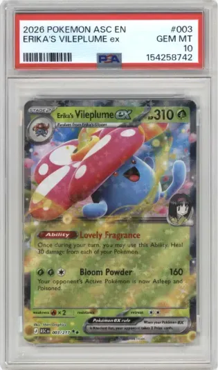 2026 POKEMON ASC EN ERIKA'S VILEPLUME ex