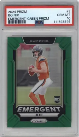 2024 PRIZM BO NIX EMERGENT-GREEN PRIZM