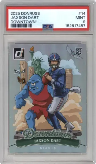 2025 DONRUSS JAXSON DART DOWNTOWN