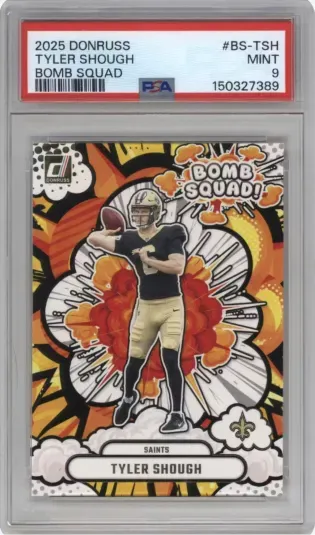 2025 DONRUSS TYLER SHOUGH BOMB SQUAD