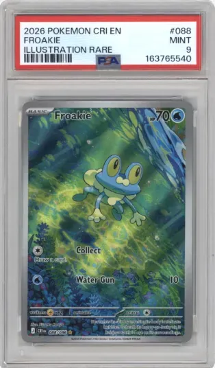 2026 POKEMON CRI EN FROAKIE ILLUSTRATION RARE