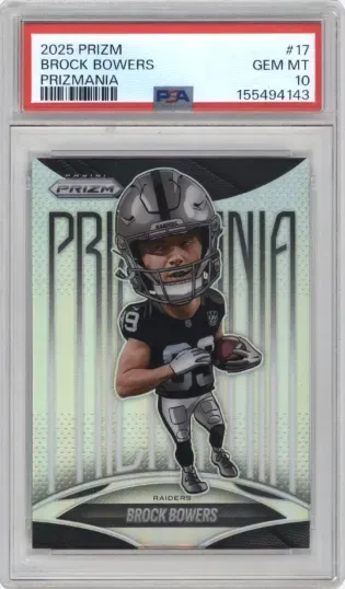2025 PRIZM BROCK BOWERS PRIZMANIA
