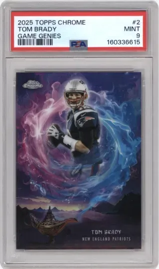 2025 TOPPS CHROME TOM BRADY GAME GENIES 160336615