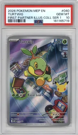 2026 POKEMON MEP EN TURTWIG FIRST PARTNER ILLUS COLL SER 1