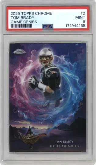 2025 TOPPS CHROME TOM BRADY GAME GENIES