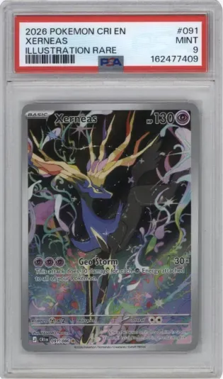 2026 POKEMON CRI EN XERNEAS ILLUSTRATION RARE