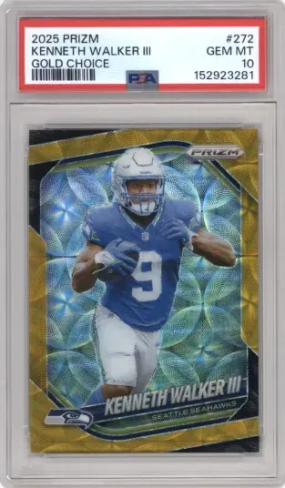 2025 PRIZM KENNETH WALKER II GOLD CHOICE