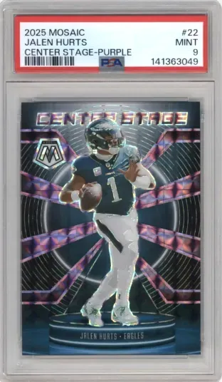 2025 MOSAIC JALEN HURTS CENTER STAGE-PURPLE