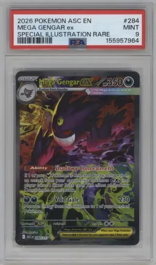 2026 POKEMON ASC EN MEGA GENGAR ex SPECIAL ILLUSTRATION RARE