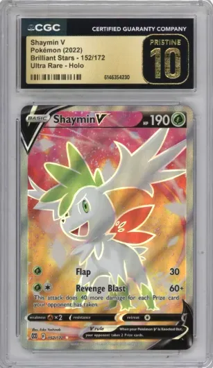 Shymin V Pokemon (2002) Brilliant Stars Ultra Rare-Holo