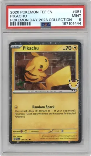 2026 POKEMON TEF EN PIKACHU POKEMON DAT 2026 COLLECTION
