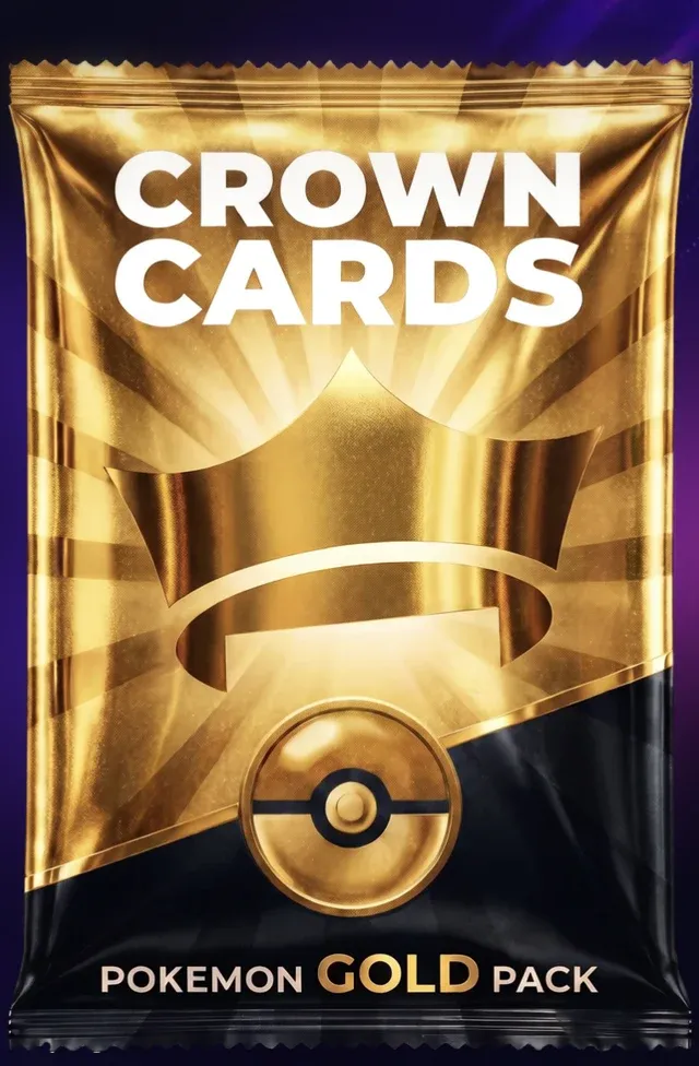 Sealed Pokémon Gold Pack as shown in the app