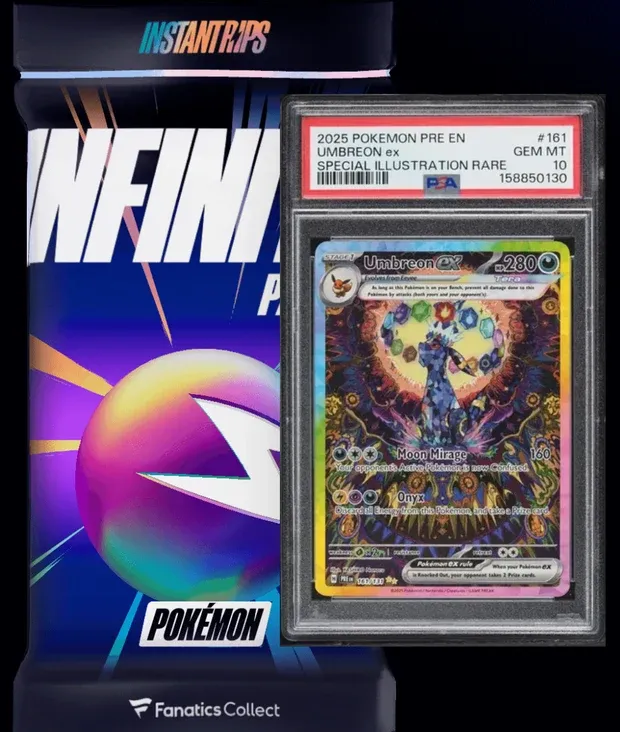 Sealed Pokémon Infinity Pack as shown in the app