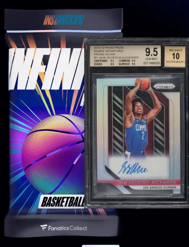 Sealed Basketball Infinity Pack as shown in the app