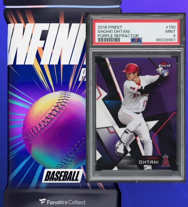 Sealed Baseball Infinity Pack as shown in the app