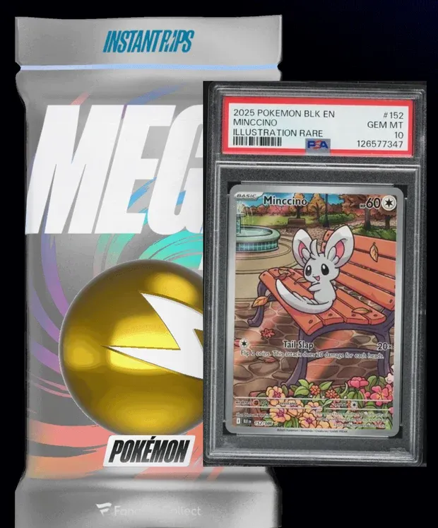 Sealed Pokémon Mega Pack as shown in the app